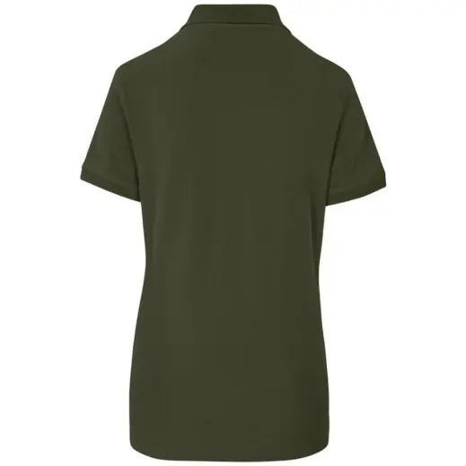 Ladies Houston Stretch Golf Shirt Olive Back